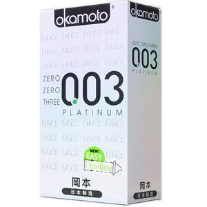 日本进口冈本避孕套 SKIN激薄10片保险安全套超薄 003