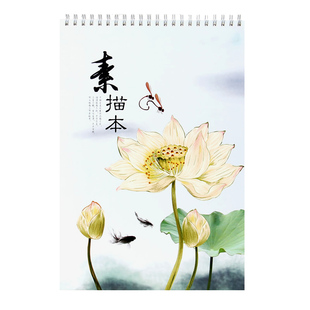 A3素描本美术画画彩铅本子大号加厚学生绘画本手绘线圈活页速写本素描纸速写本素写纸写生