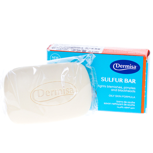 美国dermisa德蜜萨天然芦荟硫磺洁面皂 控油除螨虫抗痘洗脸香皂