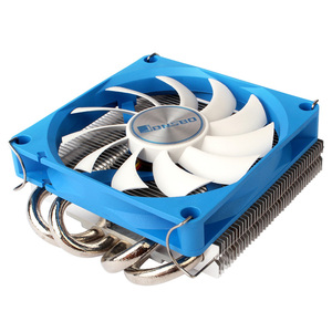 乔思伯HP400S cpu散热器一体机风扇超薄 下压式 HTPC服务器导热管