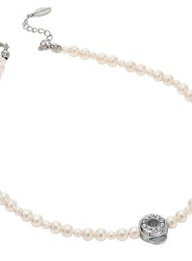 日韩风仿珍珠送女友礼物锁骨链