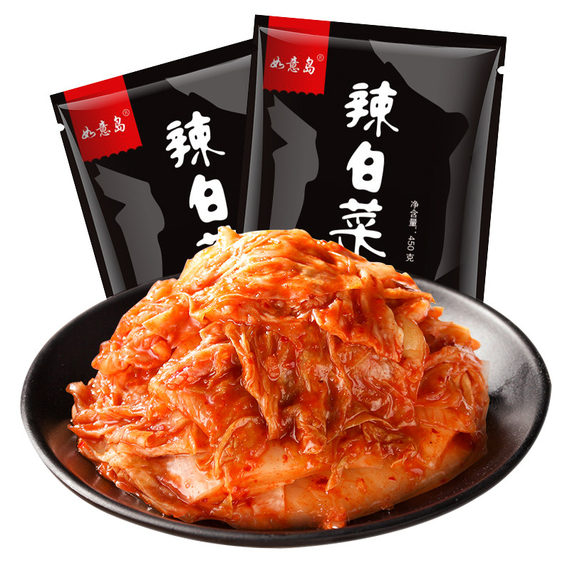 正宗免切450g袋装朝鲜辣白菜