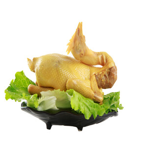 正宗客家土特产广东盐焗鸡手撕皮脆肉香真空食品即食熟食800g包邮