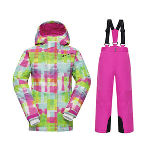阿尔派妮Alpine Pro新款滑雪服儿童单双板户外登山衣裤套装