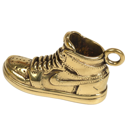 铜精立体跑鞋吊坠复古钥匙扣