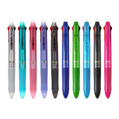 日本百乐四-四色按动可擦