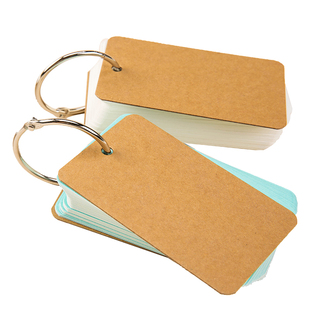 diy爱情券空白卡片手写小卡片留言卡英语单词记忆空白卡纸记事本