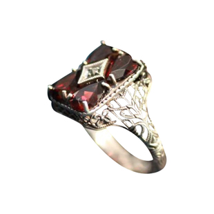 造物星球一复刻vintage复古女王slay全场气戒子指环原创设计订制