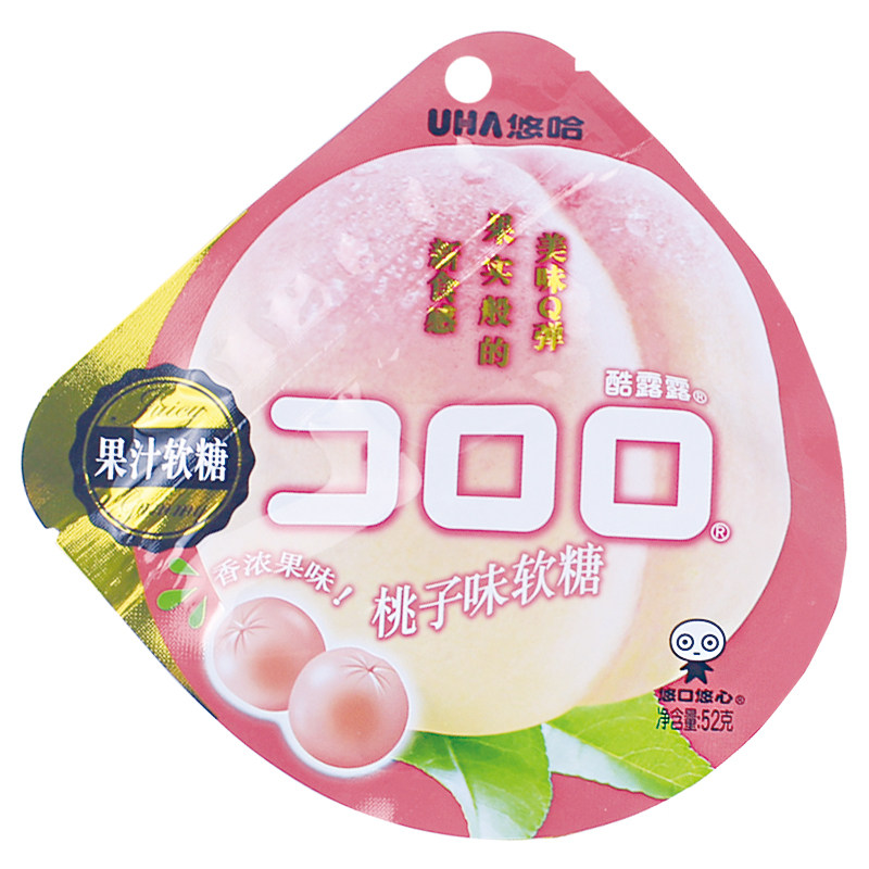 uha悠哈酷露露桃子味果汁软糖