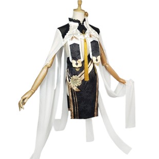 现货碧蓝航线天狼星cos服碧波青云新年旗袍游戏cosplay服装女套装