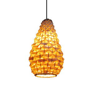 东南亚菠萝丁餐厅吧台甜品火锅店民宿餐饮照明榴莲竹编竹艺吊灯饰