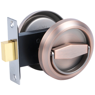 隐形门锁卧室内门锁家用通用型房门锁卧室门锁拉环储藏室木门暗锁