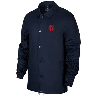 Nike/耐克官方正品 SHIELD 巴萨男子足球运动夹克外套 AT4467-451