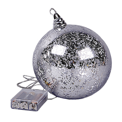 晶华圣诞大灯球圣诞场景布置