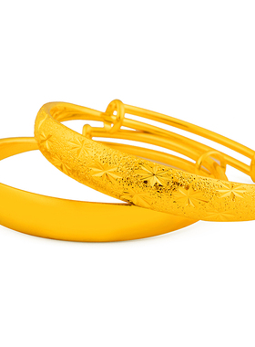 越南沙金手镯女久999仿真黄金用