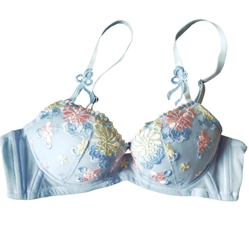 桑扶兰集团品牌文胸夏季薄舒适透气甜美内衣舒服自然小胸少女bra