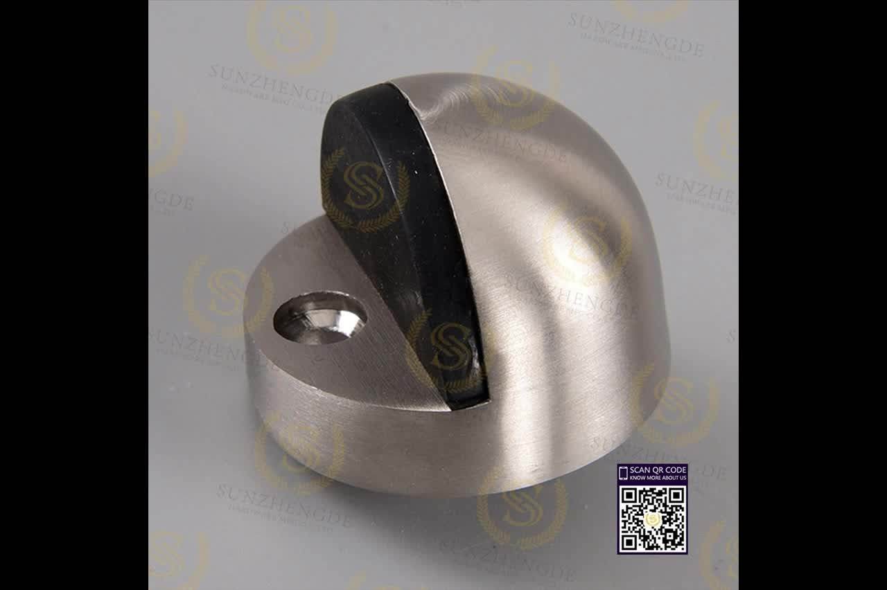 Sdh002 High Quality Stainless Steel Black Round Rubber Exterior Door Stop For Sale Buy Black