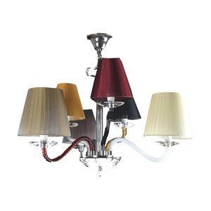 捷克原装进口特价彩色美式波西米亚简约时尚卧室餐厅水晶吊灯509