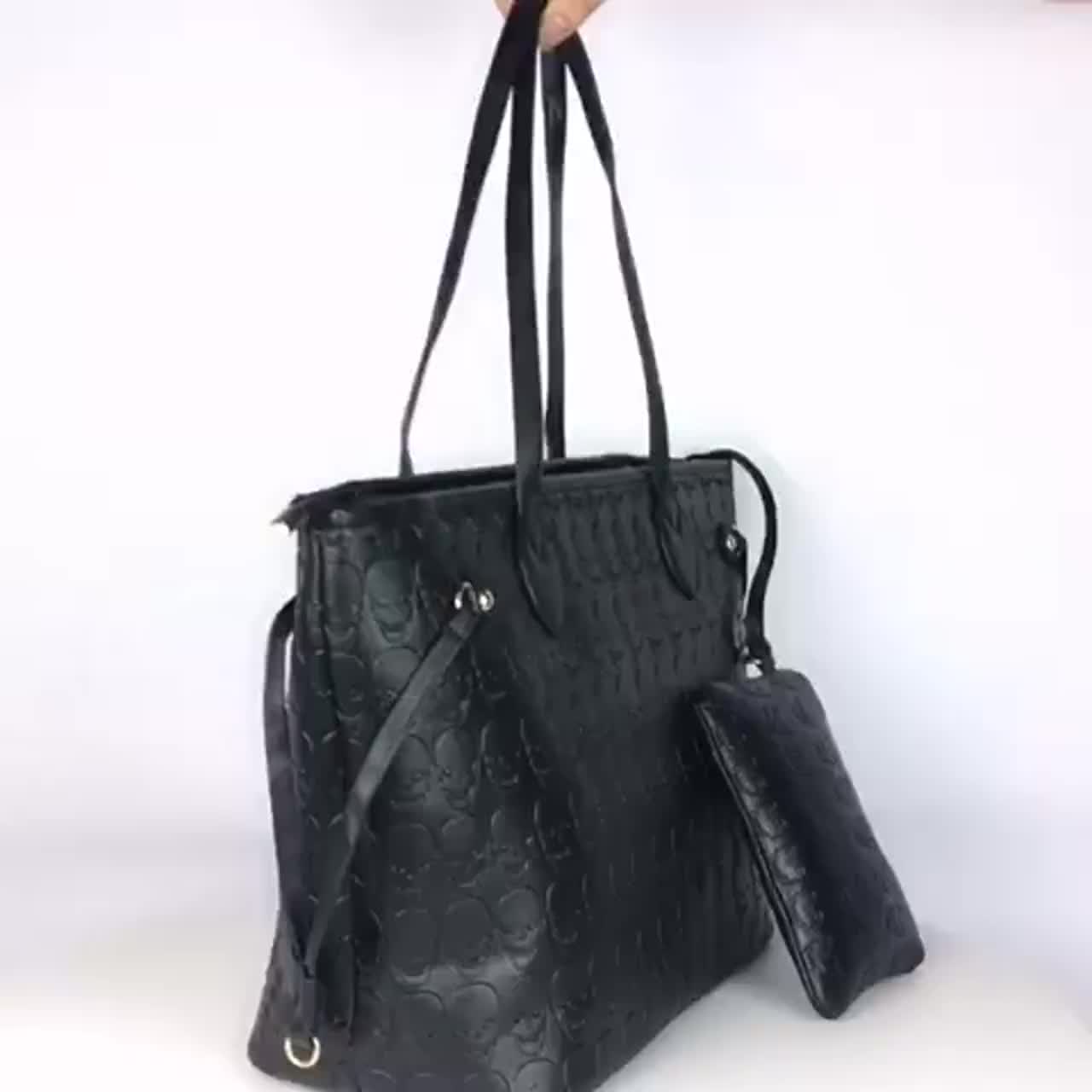 Wholesale Fashion Pu Leather Tote Bags Skull Handbag For Ladies - Buy Pu Leather Bag,Skull Bag ...