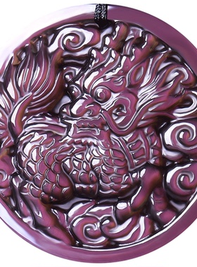 黑曜石麒麟吊坠玉石貔貅项链