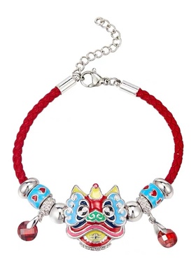 旭平醒狮踏歌民族风女耳环手链