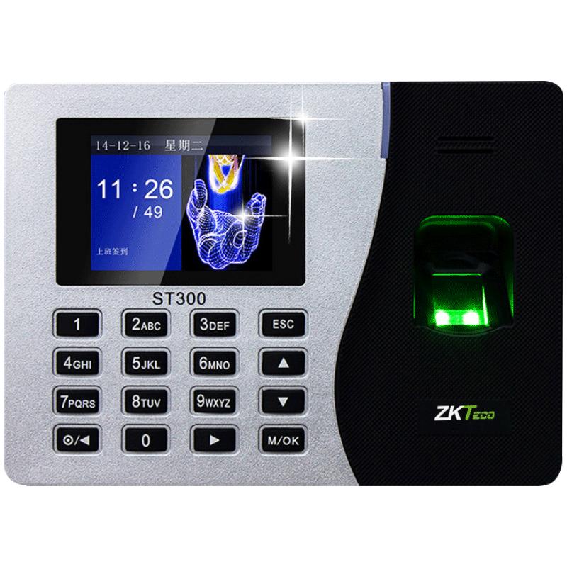 ZKTECO/熵基科技ST300指纹考勤机 网络版打卡机员工签到机免软件停电打卡职工打卡机员工考勤机教师考勤机