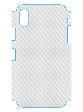 适用于苹果iphonex碳纤维后膜