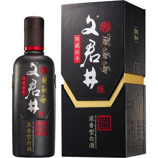 文君井岁月陈藏 浓香型白酒52度500mL单瓶装纯粮食酒水中华文化酒