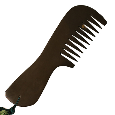 三生砭石泗滨玄黄檀木手感好梳子