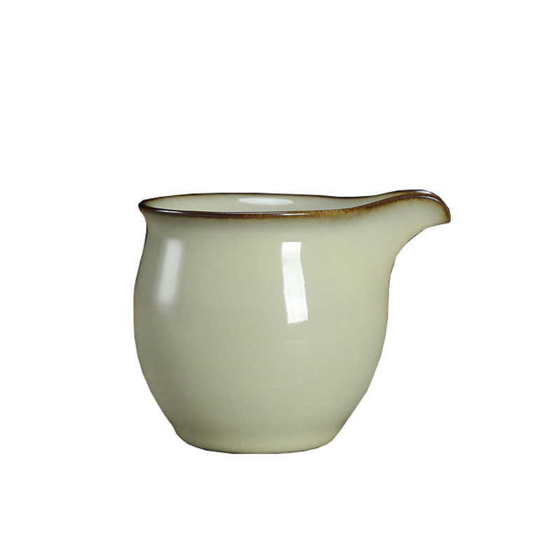 龙泉青瓷手工公道杯茶具