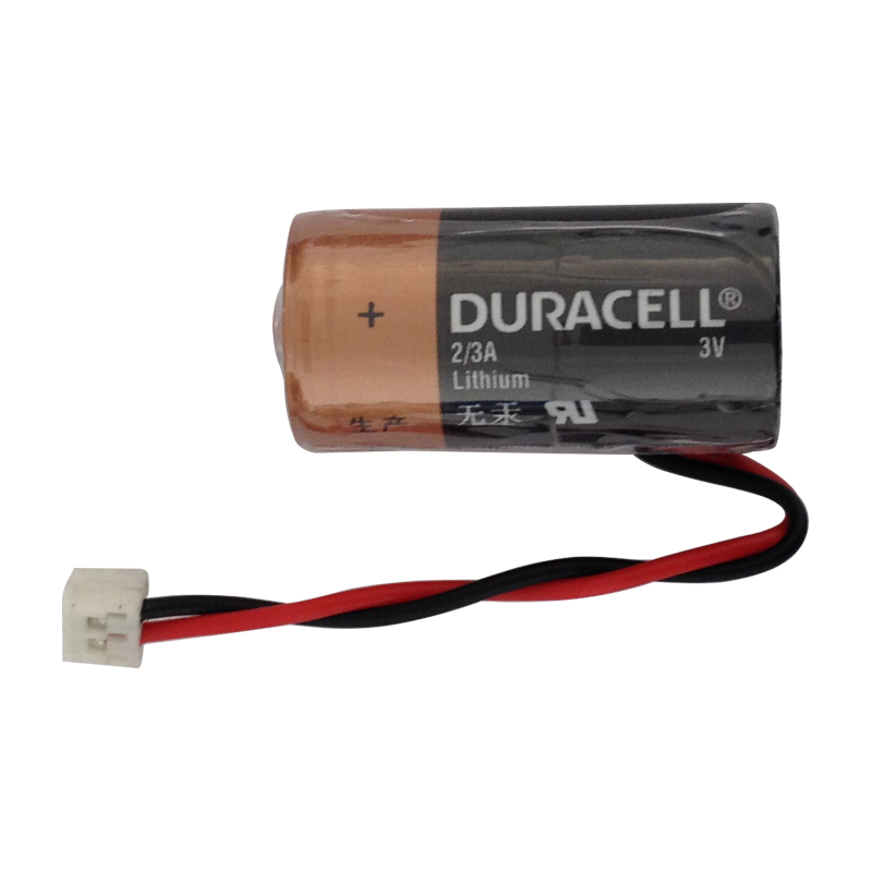 原装DURACELL 2/3A 3V锂电池 PCL工控DL2/3A 3V锂电池带插头包邮