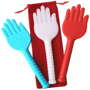 拍痧手经络拍痧掌硅胶养生按摩捶健康拍打板健身保健手掌拍痧板棒