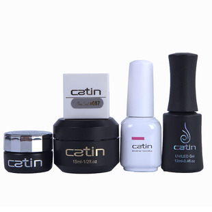 Catin甲油胶卡媞加固胶粘钻胶延长胶底胶封层套装卡缇卡提甲油胶
