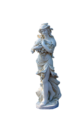 欧式仕女雕塑花园摆件