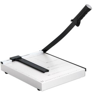 得力8014钢质切纸刀裁纸刀裁纸机A4裁纸器切刀切纸机小型手动照片切割机切相片铡刀切纸闸刀照片裁剪器