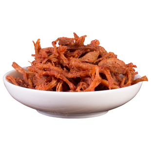 福建特产罗源湾猪肉条原味手撕风干肉条脯罐装办公休闲零食120g