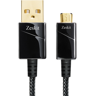 Zeskit MicroUSB安卓手机充电数据线2米3米加长kindle Xbox原装