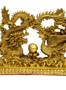 卧室龙凤戏珠结婚礼品创意摆件