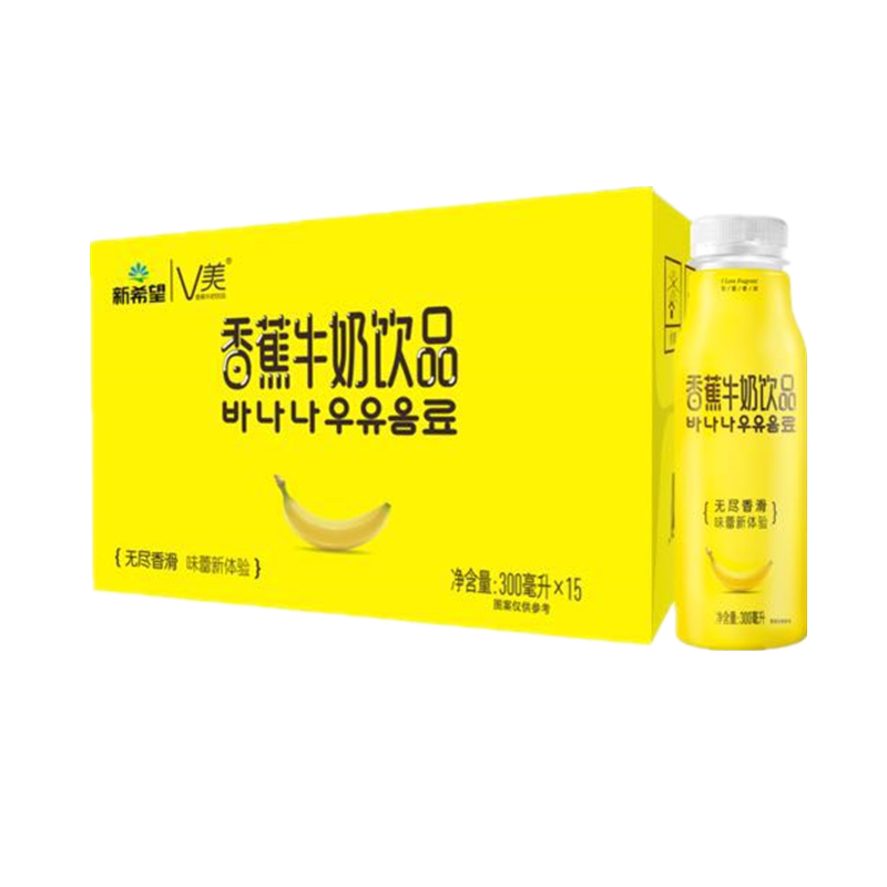 香蕉牛奶新希望300ml×15早餐