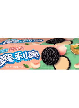 奥利奥白桃乌龙夹心饼干网红97g