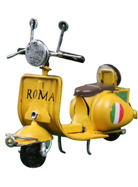 小绵羊复古风铁皮汽车工艺摆件