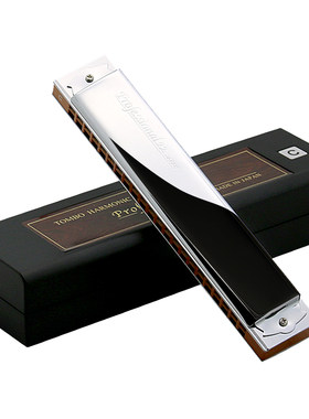 正品包邮通宝1722日本原装进口高级成人专业 22孔复音口琴木格C调