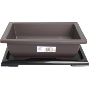 特惠 长方形多肉盆 仿紫砂塑料盆  适合播种育苗叶插盆