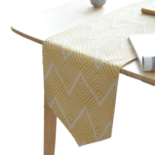 日式现代简约桌旗布中式禅意茶席茶巾美式茶几北欧餐桌装饰布长条