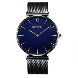 超薄男士手表防水时尚欧美简约无秒针钢带石英表两针皮带腕表大气