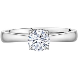 DRLOVE LINE经典款求婚钻戒结婚钻石戒指婚戒铂金女戒官方A16003