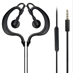 单线耳机驾驶员单边有线耳塞挂耳入耳式线控带麦手机通用开车耳机