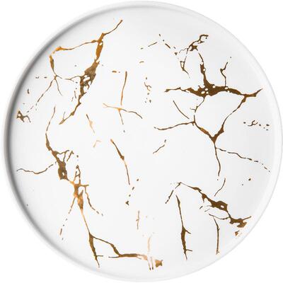 ins金边北欧简约陶瓷家用盘子