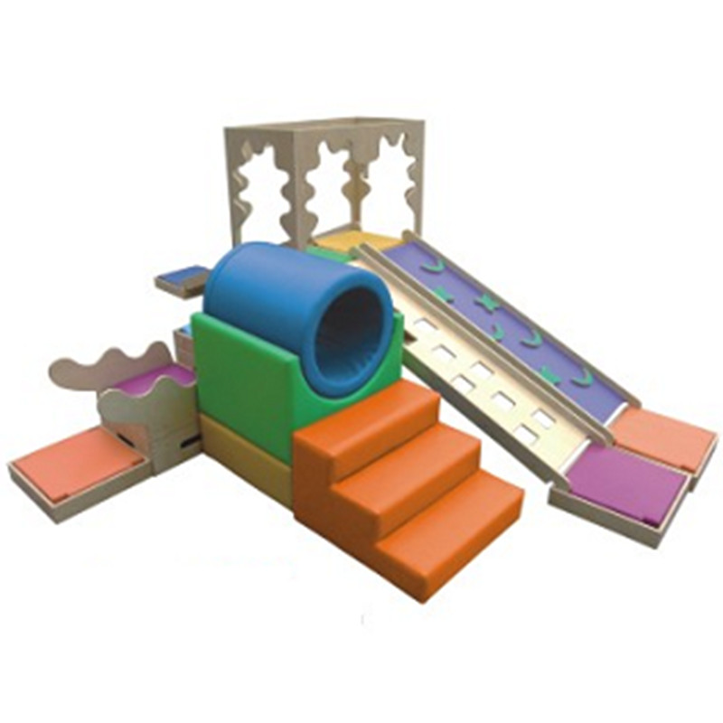 亲子乐园运动组合早教中心软体木质攀爬滑梯室内体育感统训练器材