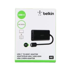 Belkin Type-C转VGA转接器usb-c视频转换线电视投影仪MacBook